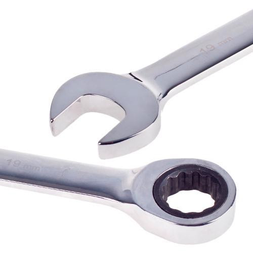 Набір ключів комбінованих тріскачкових 8 предметів , 8-19мм Alloid Одесса - изображение 6