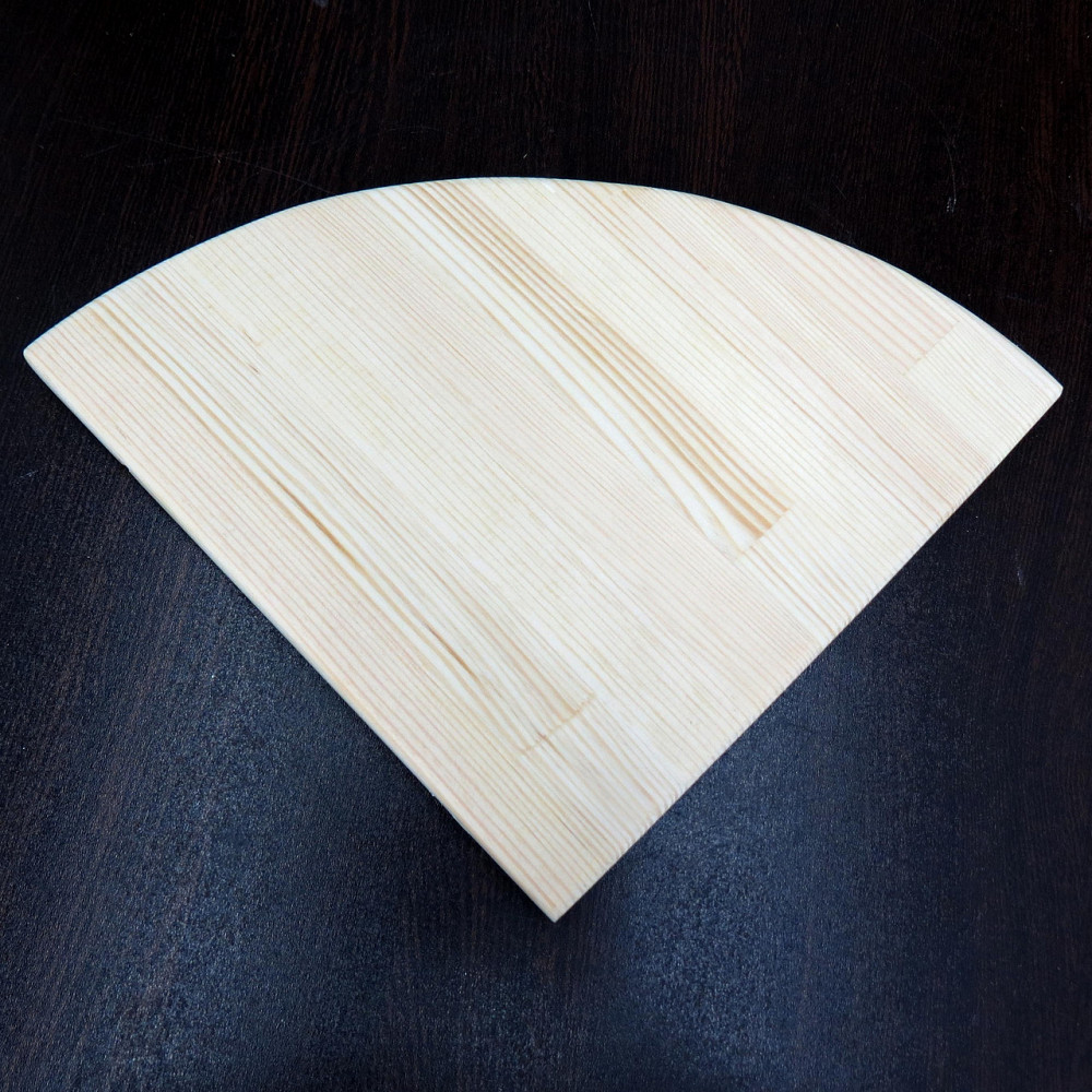 Угловая настенная полка 