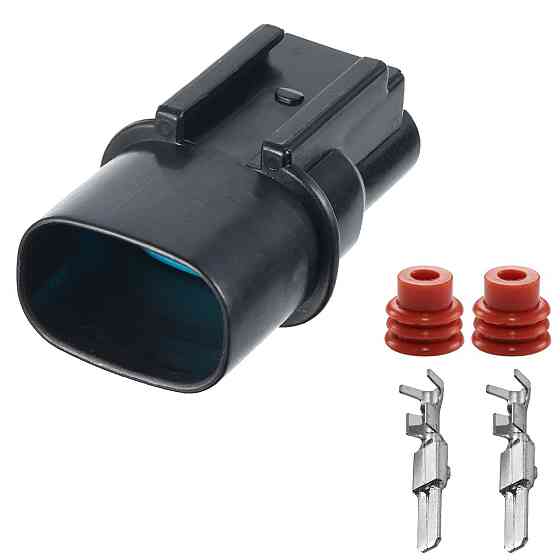 Разъем коннектор 2-кон., Мотор Вентилятора, Япония универс., Моторный отсек, Mitsubishi 40209 Киев