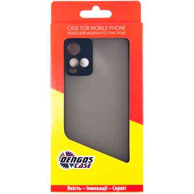 Чохол до мобільного телефона Dengos Matte Vivo Y33s (black) (DG-TPU-MATT-108) Вінниця