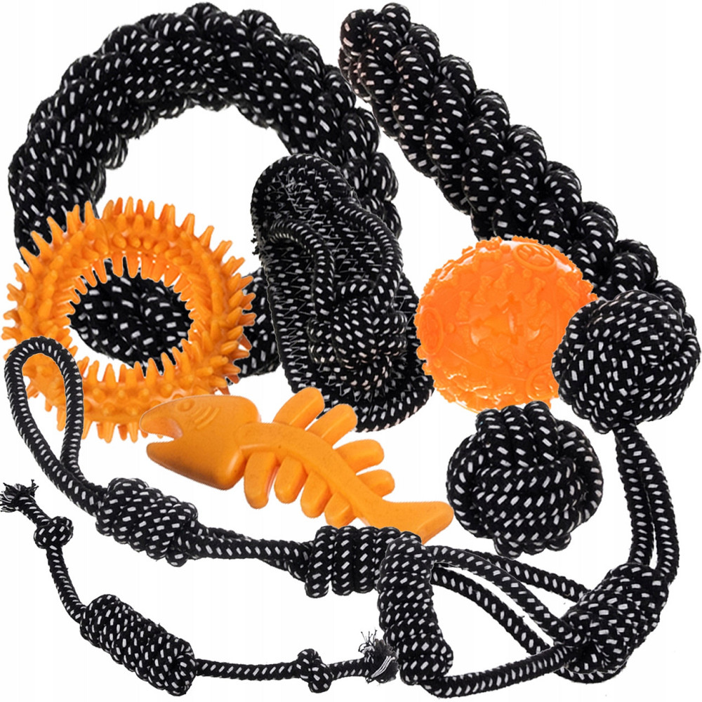 Набор игрушек для собак 10 предметов для обучения и для развлечения Purlov (24388) Нововолынск - изображение 1