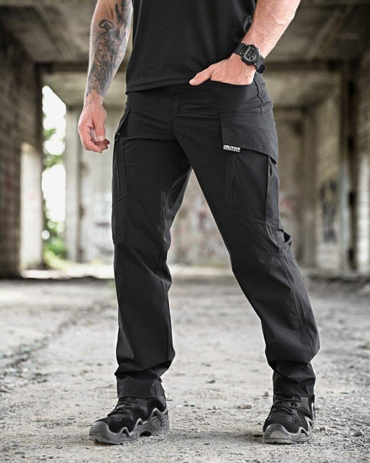 Стрейчеві літні тактичні штани OBLIVION black ДЛ7352 Одеса - фото 2