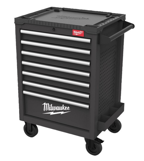 Тумба инструментальная 7 полочная PREMIUM SRC27/7-1 (RAL 7021) MILWAUKEE Одесса - изображение 1