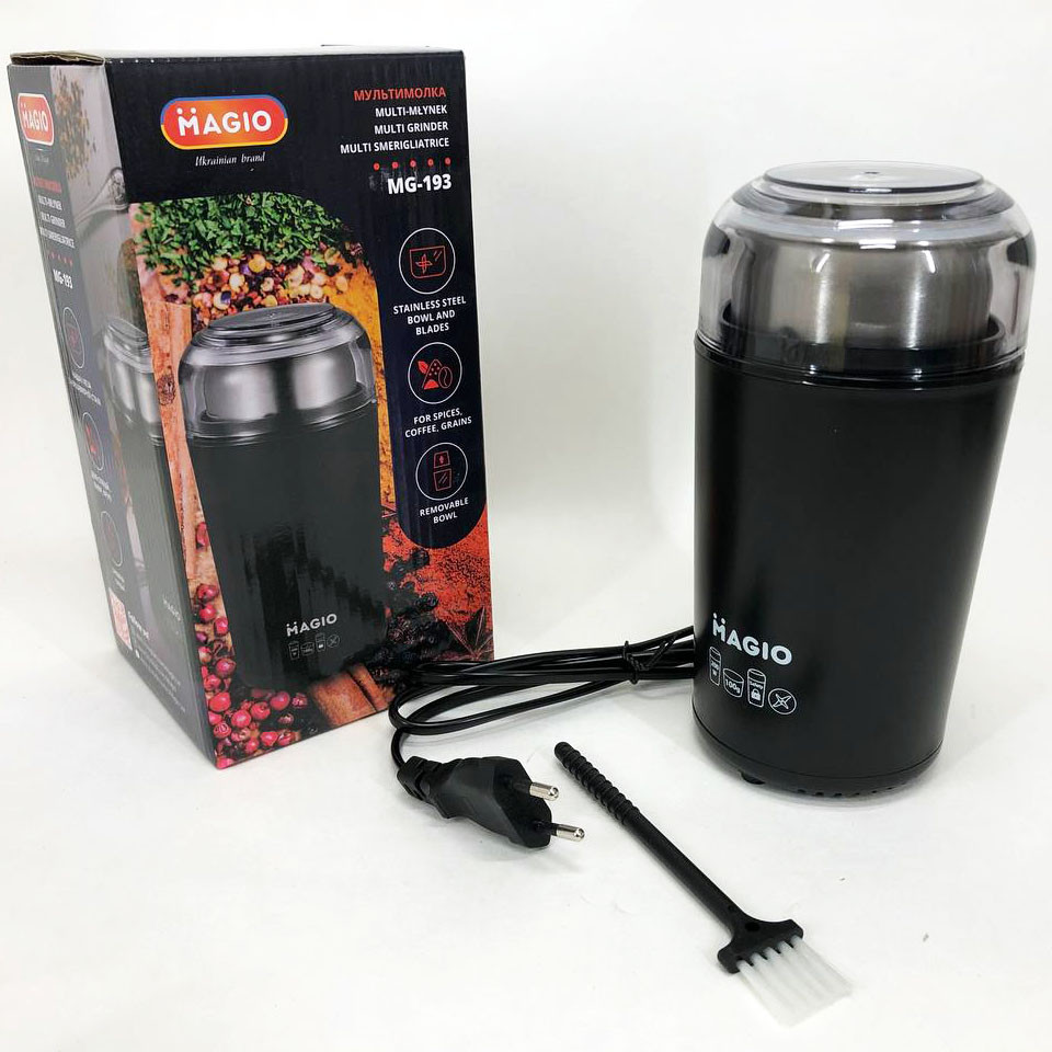 Апарат для измельчения кофе MAGIO, Универсальная бытовая кофемолка, Кофемолка для кофе и сахара SZ-65 Львов - изображение 7