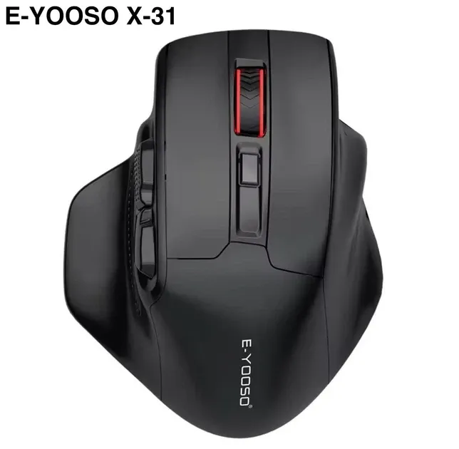 Ігрова комп'ютерна миша E-YOOSO X-31 мишка з USB приймачем 2.4G і 4800 DPI, чорна Запоріжжя - фото 5