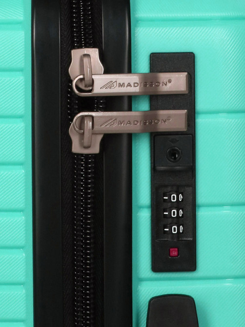 Чемодан полипропиленовый MADISSON 33703 малый 55 см бирюзовый Киев - изображение 8