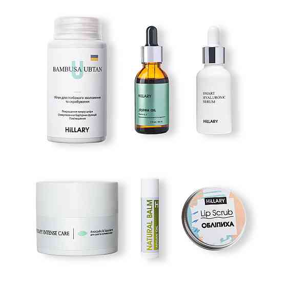 Набір для догляду за сухою шкірою обличчя взимку HILLARY WINTER DRY SKIN CARE Київ