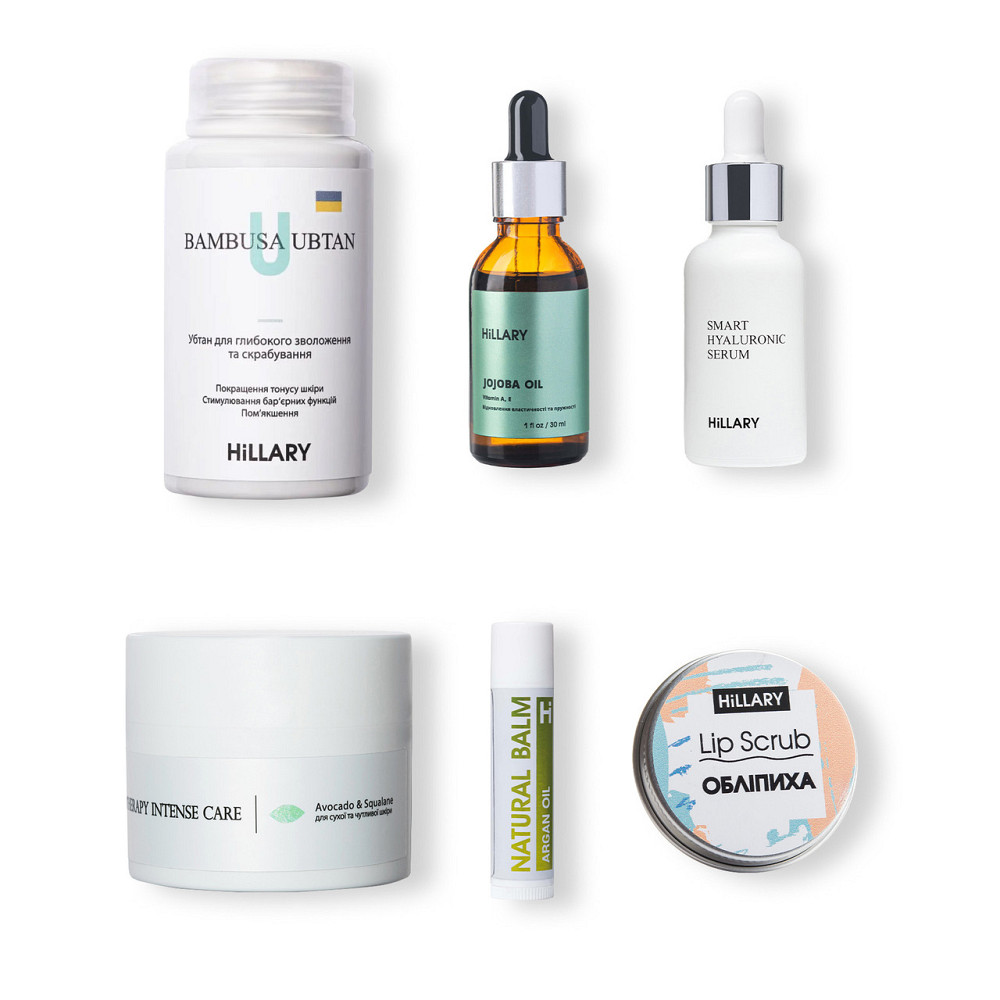 Набір для догляду за сухою шкірою обличчя взимку HILLARY WINTER DRY SKIN CARE Київ - фото 1