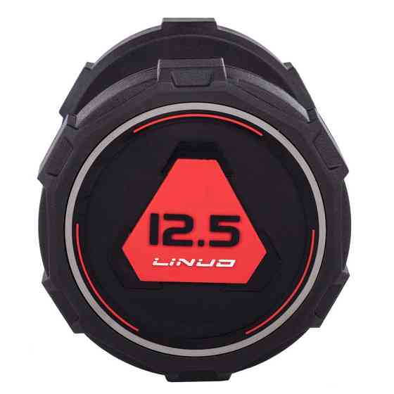 Гантель 12.5 кг цільна професійна LI NUO-3618-12_5 Київ