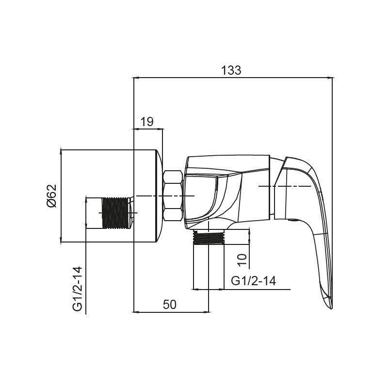 Змішувач для душу Koer KB-30008-01    ( KR3474 ) 30075 Харьков - изображение 7