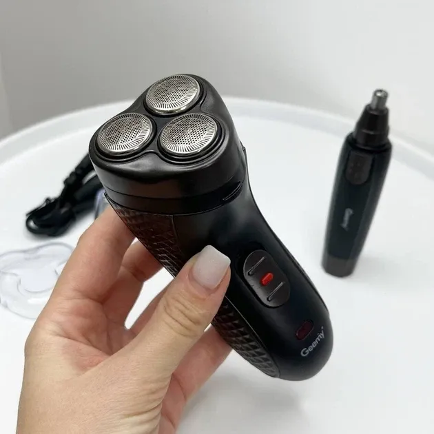 Електробритва 3в1 акумуляторна з триммером Gemei GM-7113, до 45 хвилин роботи, низький шум шуму Одеса - фото 5