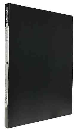 Швидкозшивач пластиковий A4 "4Office" 4-213-09 +кишеня 500мкн, чорн. PP, шт Київ