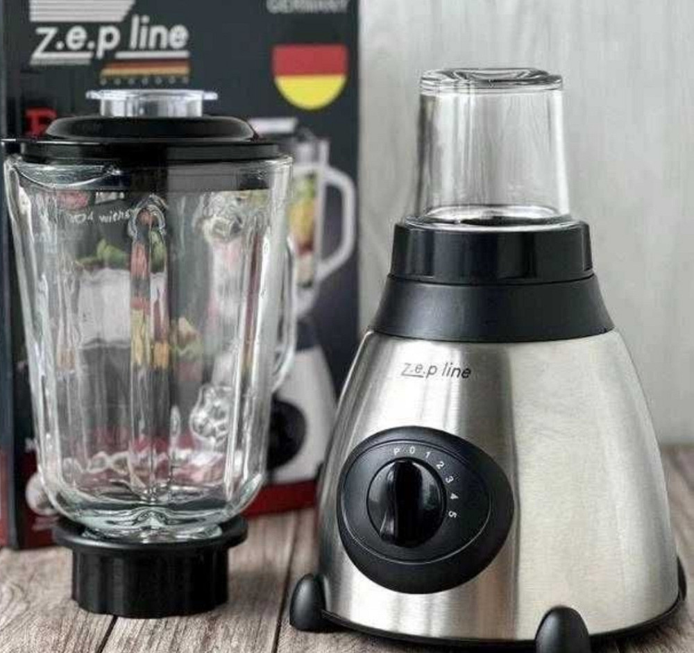 НЕМЕЦКИЙ ПОТУЖНИЙ Блендер подрібнювач + кофемолка 2в1 1500 Вт ZeplineZP004. Харків - фото 6