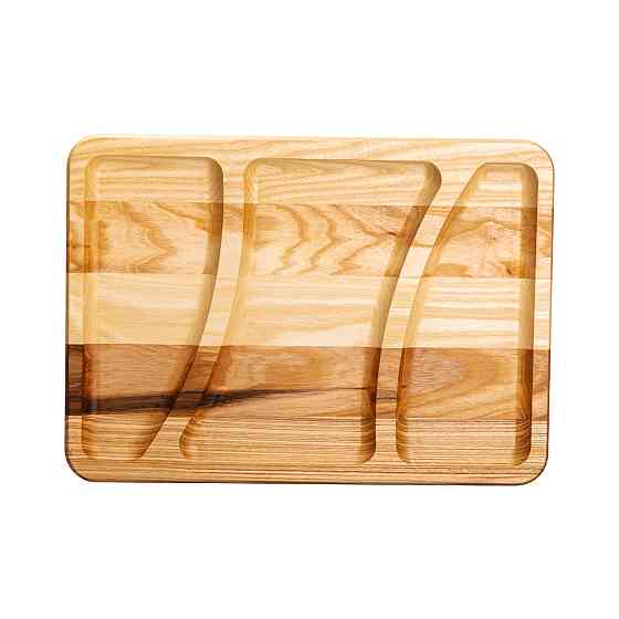 Дошка для подачі 35×25 см прямокутна на 3 секції T51W250 Коломия