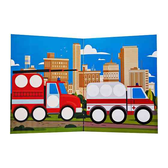 Развивающая книжка с наклейками 