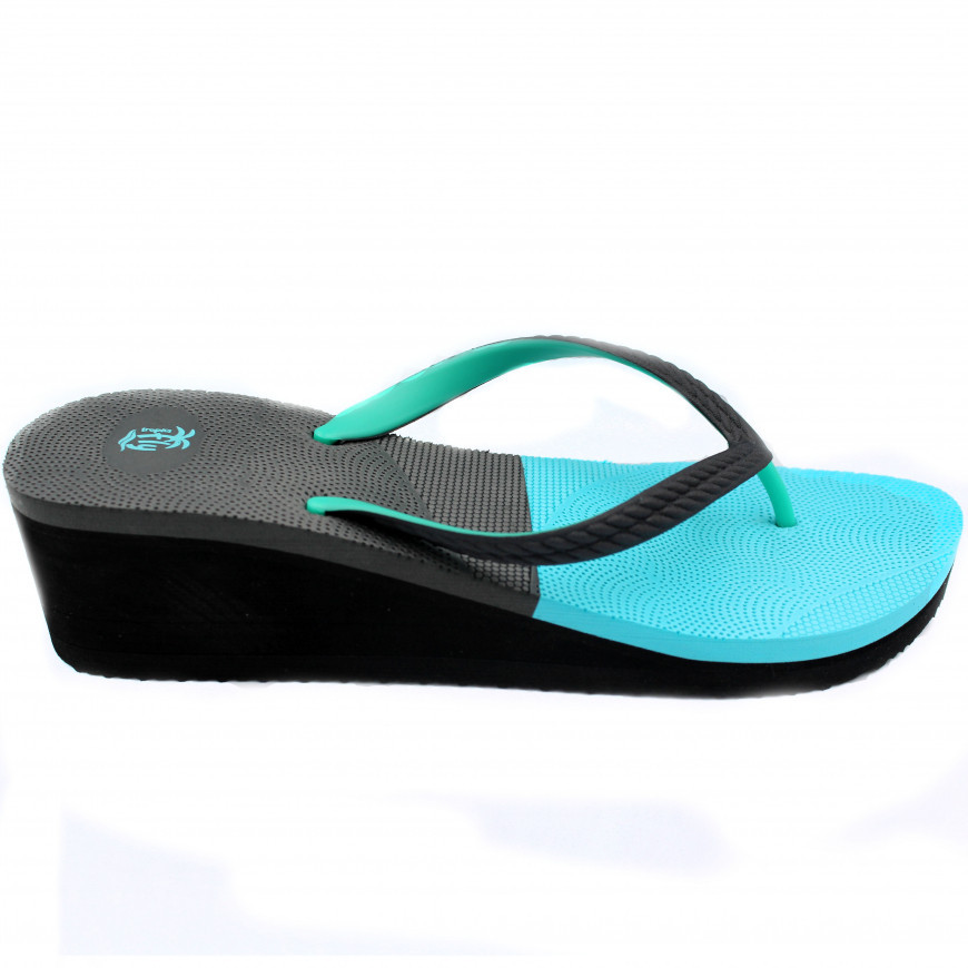 Женские сланцы шлепанцы вьетнамки FLY Fashion Fem,танкетка. Киев - изображение 3