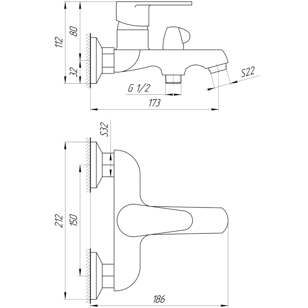 Змішувач для ванни DOMINO ALICANTE DAA-102N (000024616) Київ - фото 7