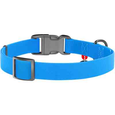 Ошейник для животных WAUDOG Waterproof с QR паспортом Ш 25 мм Д 34-49 см голубой (27722) Винница