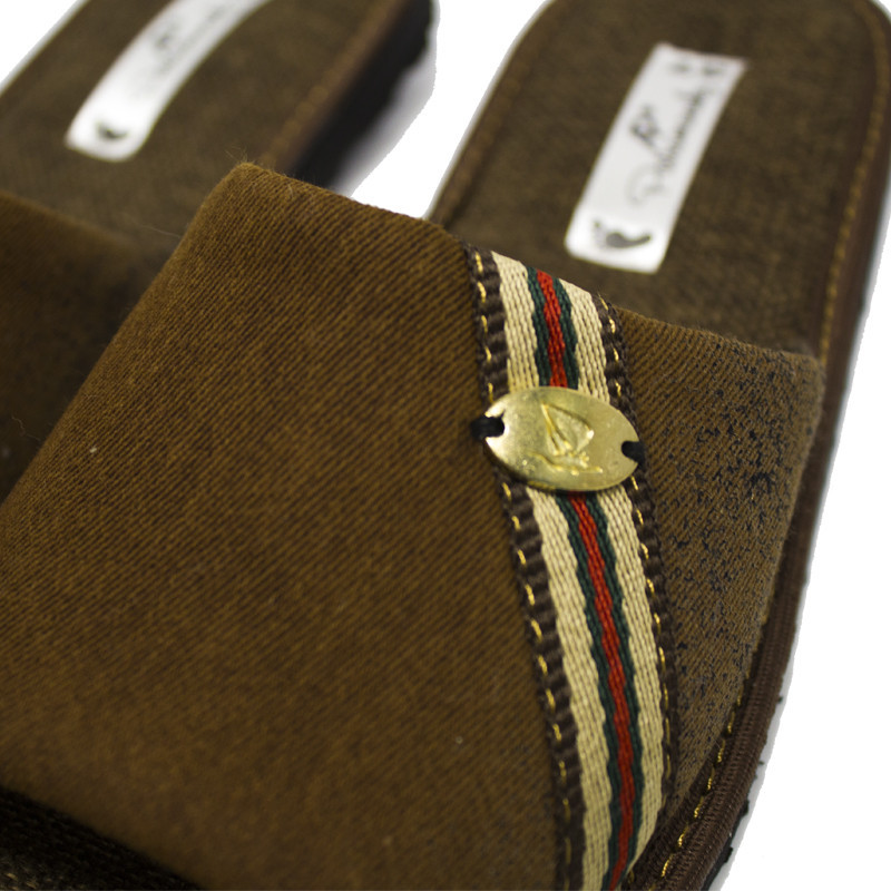 Тапочки Домашние Для Мальчика Подросток с открытым носком коричневые Парусник тм "PaGo" Одеса - фото 6