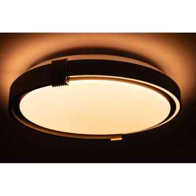 Светильник Vestum COLISEUM матовий 60W 395*60мм 3000К-6500К з ДК білий з чорним (VS-91067) Винница