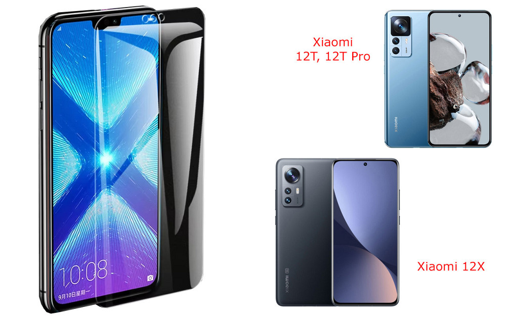 Захисне скло NeoGlass для Xiaomi 12T, 12T Pro, 12X – надпрозоре та стійке Київ - фото 2