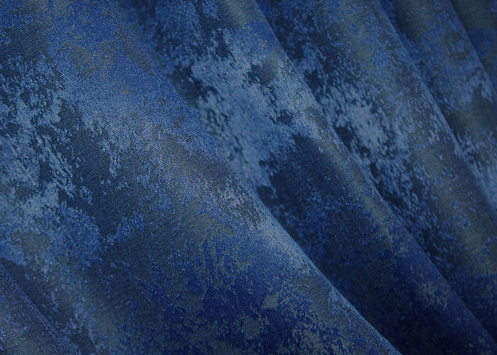 Комплект коротких штор VR-Textil Жакард Sultan XO № 1149ш Синій 130х170 см 2 шт (35-0114) Київ - фото 8