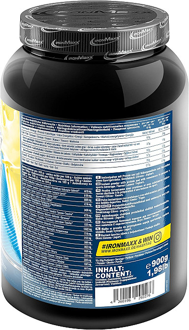 Протеин Ironmaxx 100% Whey Protein 900 g (Lemon-Yoghurt) Луцк - изображение 2