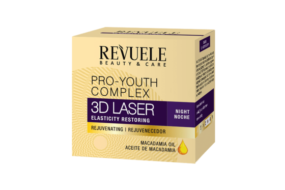 Нічний крем для обличчя 3D Лазер Revuele 50 мл Київ