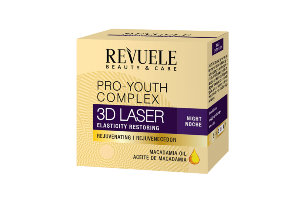 Нічний крем для обличчя 3D Лазер Revuele 50 мл Київ - фото 1