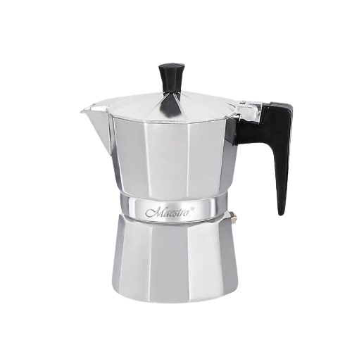Кавоварка гейзерна 300мл (6 порцій) алюмінієва MR-1666-6 Maestro Житомир