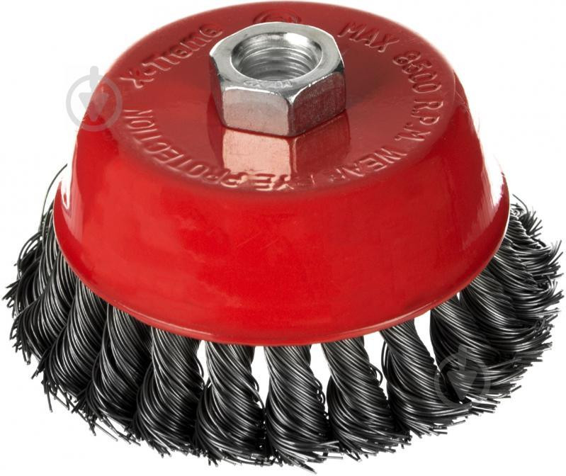 Щітка X-Treme XT-107200 D100мм торцова X-TREME плет.дріт Коломыя - изображение 4