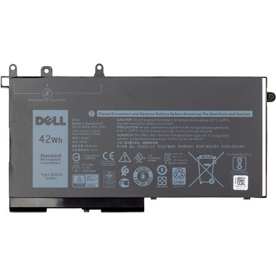 Акумулятор до ноутбука Dell Latitude E5280 (3DDDG) 11.4V 3500mAh (NB441334) Вінниця - фото 1