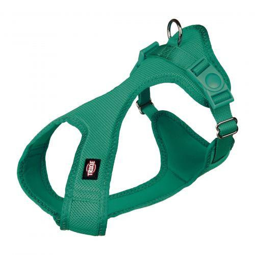 Шлея Trixie Soft для собак, м'яка, нейлон, XXS-XS 25-35 см / 15 мм (темно-зелена) Вінниця - фото 1