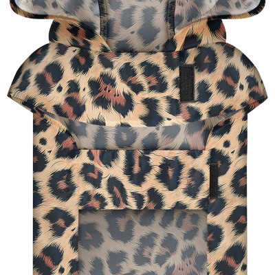 Дождевик для животных WAUDOG Clothes Накидка с капюшоном Леопард L (358-4066) Винница - изображение 4