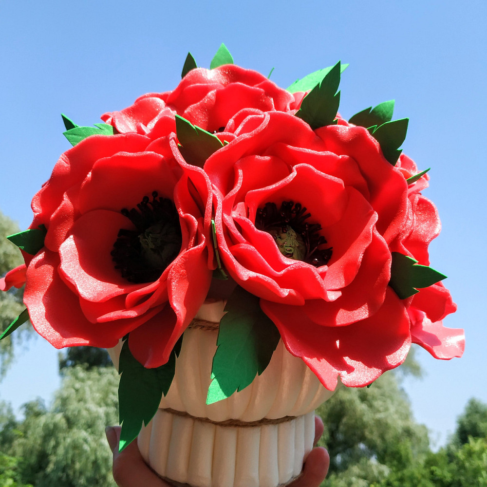 Світильник-нічник "Букет червоних маків" Дніпро - фото 4