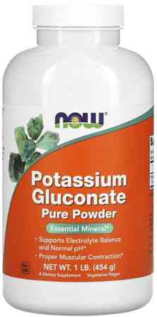 Калію глюконат Now Foods Potassium Gluconate 454 грам Київ
