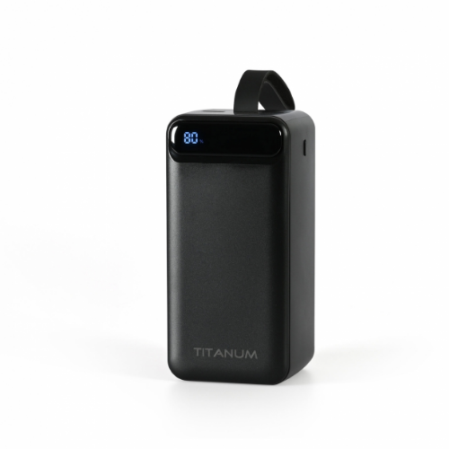 Павербанк 50000mAh Titanum TPB-741S Black 22,5W QC+PD чорний Житомир