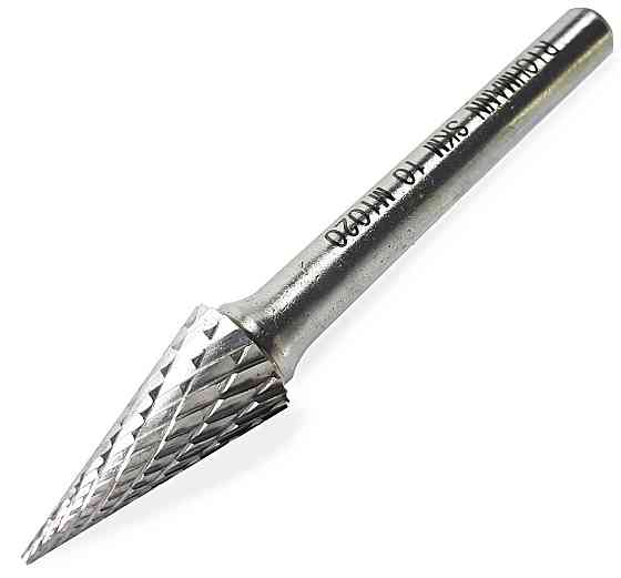 Борфреза по металу твердосплавна Richmann конічна гостра SKM 10 мм (C8924) Коломыя