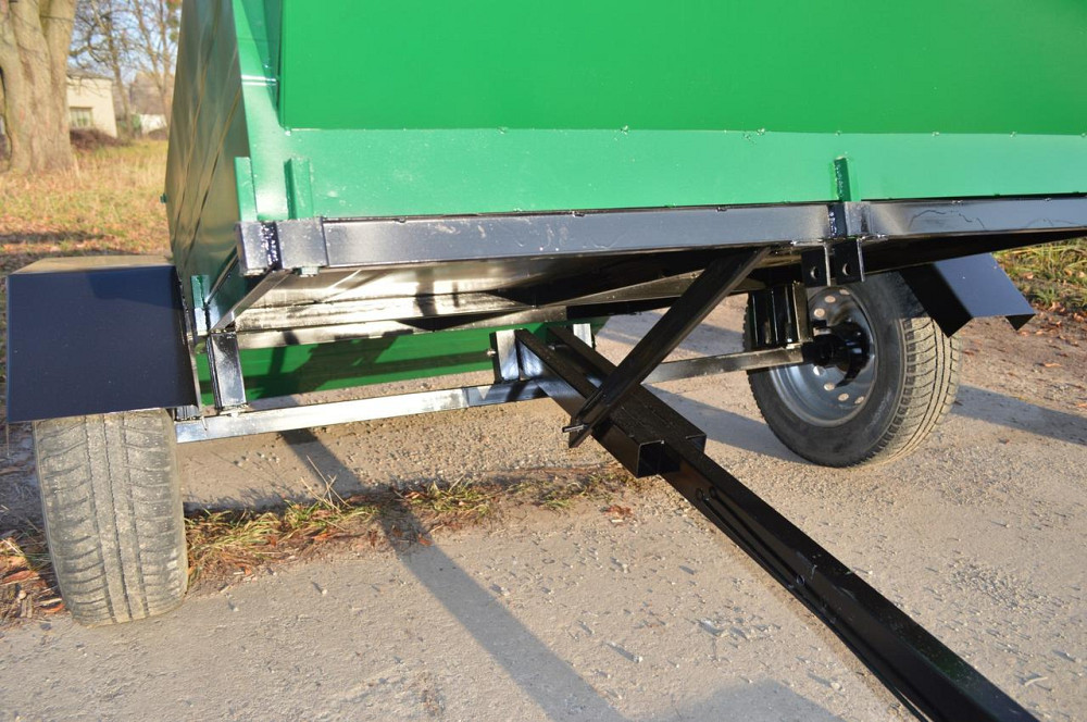 Причіп до мотоблока ТМ «ШИП» розбірний 120×100×38 см, під жигулівську маточину, без коліс, з сидінням Харків - фото 1