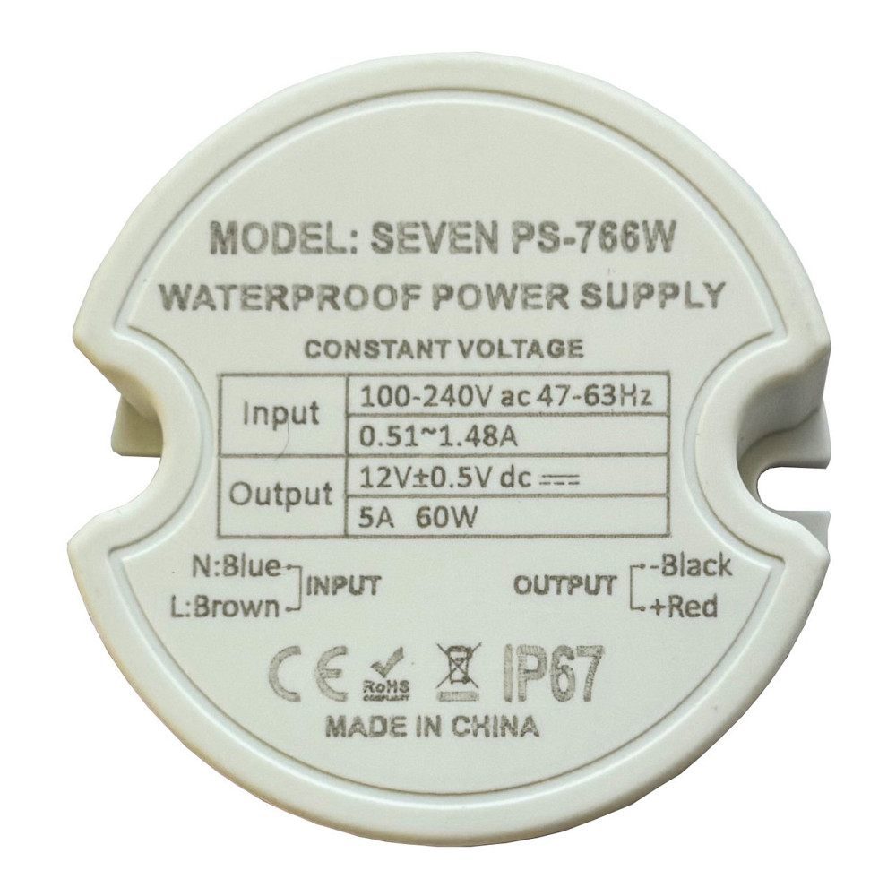 Блок живлення 12 В/5 А SEVEN PS-766W Київ - фото 10