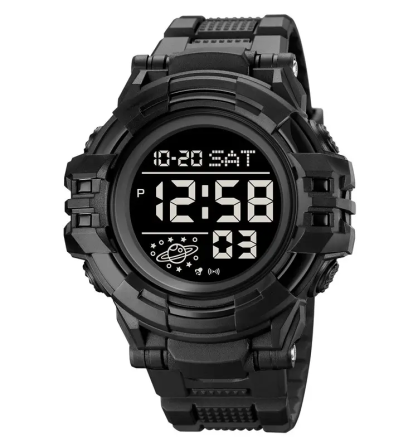 Чоловічий спортивний годинник Skmei 2003 (Чорний з чорним) Київ