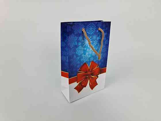 Пакеты новогодние ,бумажные ,подарочные , Малый 11/18/5 -009 (12 шт) Харьков