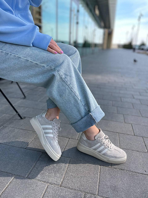 Кеды женские M.KRAFT бежевые натуральная замша размер 37-40 (21408/3) Коломия - фото 4