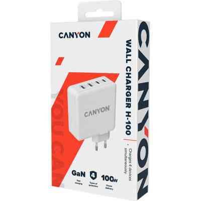 Зарядное устройство Canyon GAN 100W (CND-CHA100W01) Винница