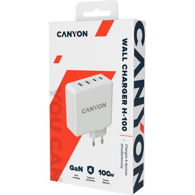 Зарядное устройство Canyon GAN 100W (CND-CHA100W01) Винница - изображение 3