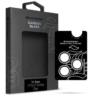 Скло захисне Armorstandart for Camera Supreme BI Apple iPhone 17 Pro / 17 Pro Max Transparent (ARM86441) Вінниця