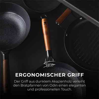 Набор сковородок MasterPro Odin, 20/24 см чавун (BGKIT-0083) Винница