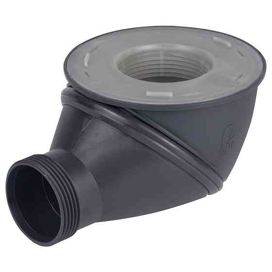 Сифон для душового піддона James Ø 90 мм з адаптером Ø 40/50 мм WIRQUIN (9544400) Київ