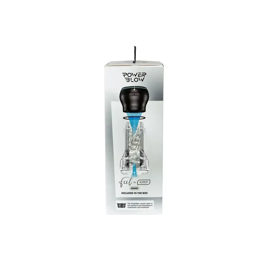 Мастурбатор Kiiroo Feel Pocket Crystal зі всмоктувальною інтерактивною насадкою PowerBlow Combo Set Львів - фото 7