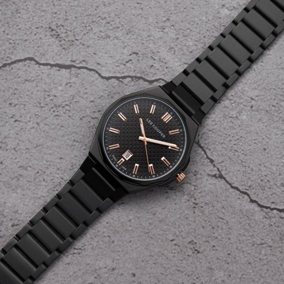 Чоловічий водостійкий наручний годинник Lee Cooper Knight (Чорний) Вінниця - фото 6